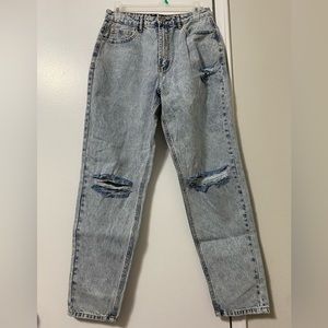Riot high waisted ripped jeans!